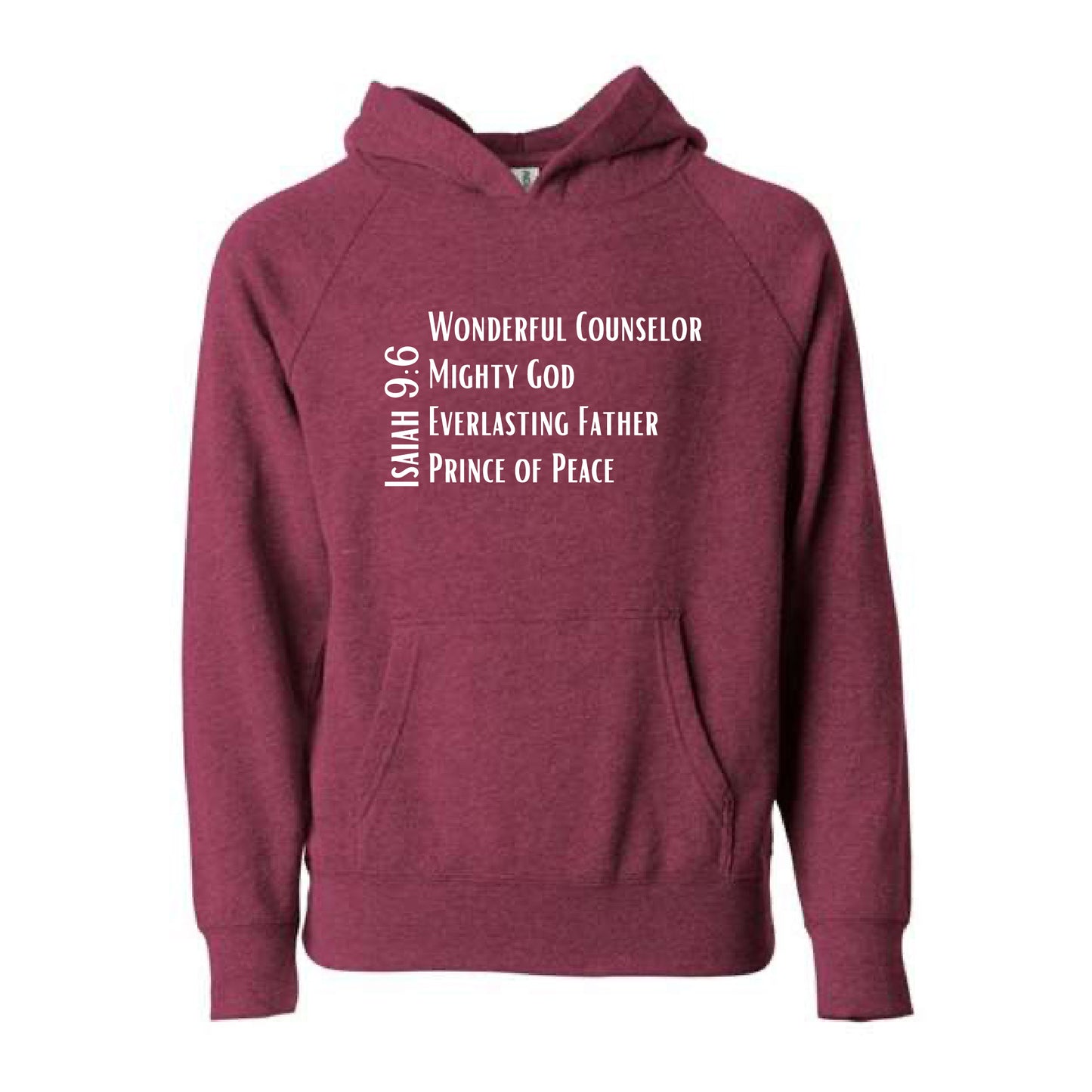 Names of Jesus Advent YOUTH Hoodie